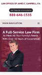 Mobile Screenshot of jamescampbelllaw.com